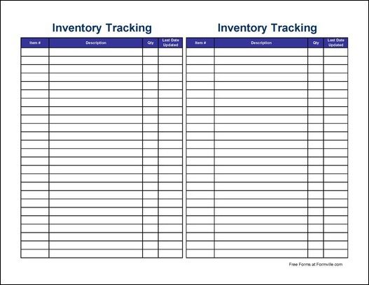 Free Inventory Tracker
